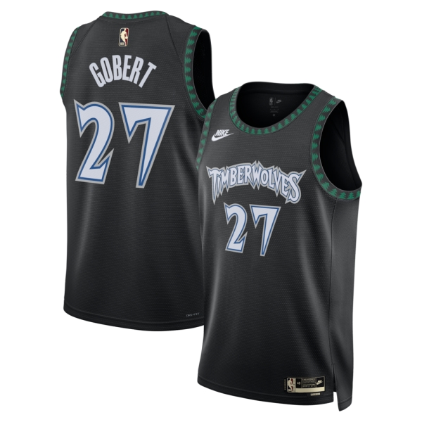 Minnesota Timberwolves Trikot Rudy Gobert Nike 2025-26 Classic Edition Schwarz Swingman - Herren Minnesota Timberwolves Trikot Rudy Gobert Nike 2025-26 Classic Edition Schwarz Swingman - Herren